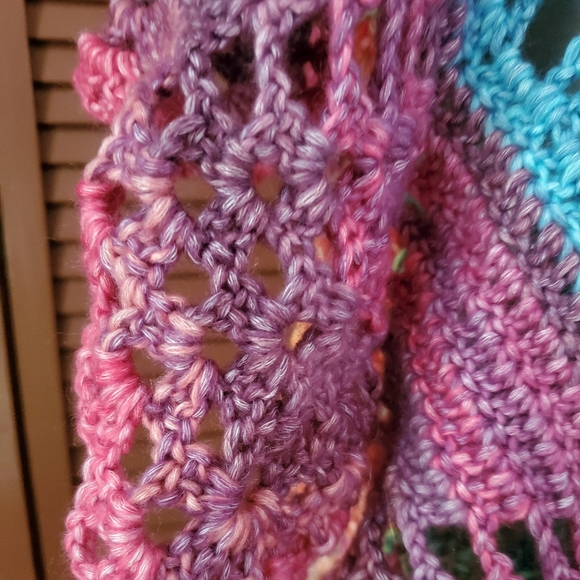 SOLD OUT Bohemian Rainbow Maxi Mandala Cardigan - Picture 10 of 10